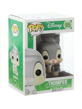 NIB VAULTED 2014 FUNKO POP! MOVIES BAMBI'S THUMPER VINYL FIGURE NUMBER 95